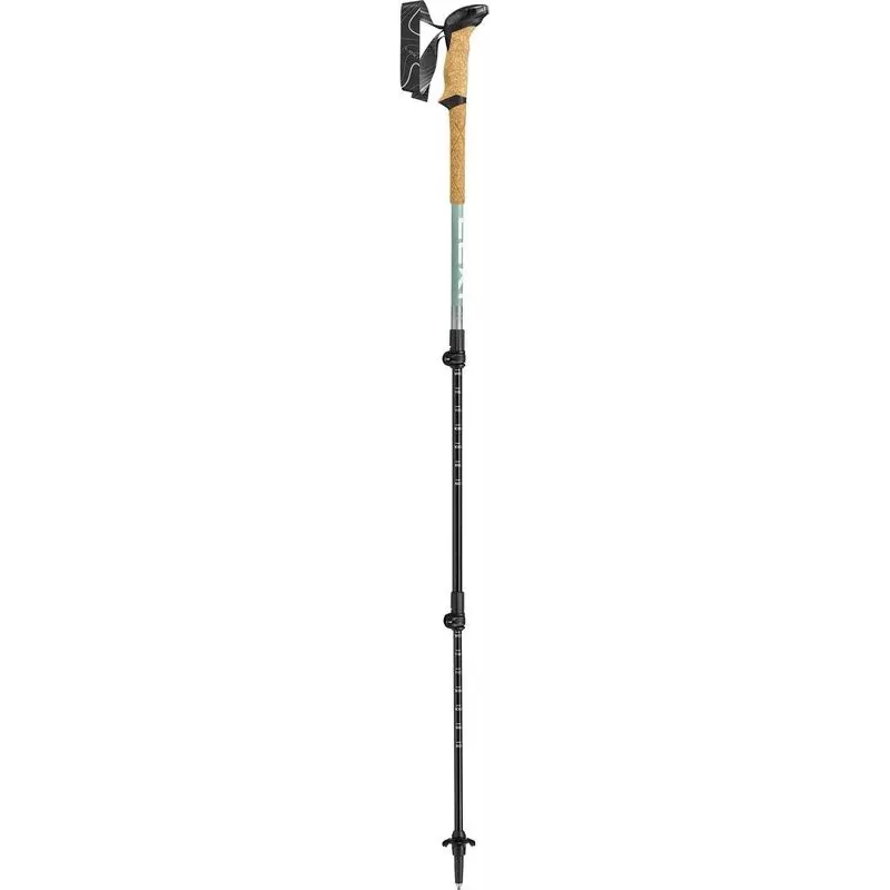 Trekkingstöcke Leki Makalu Lite verstellbar 90–125 cm, grau-grün