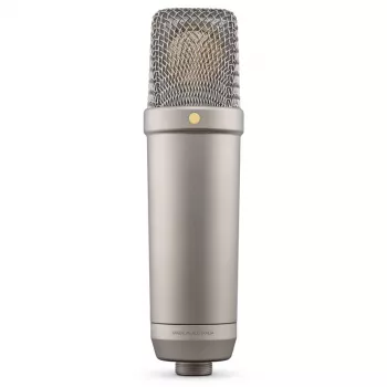 Studio-Kondensatormikrofon RØDE NT1‑A 5th Gen — Nierencharakteristik, XLR/USB, 24/32‑Bit, bis 192 kHz, max. SPL 142 dB, silber