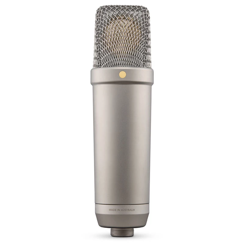 Studio-Kondensatormikrofon RØDE NT1‑A 5th Gen — Nierencharakteristik, XLR/USB, 24/32‑Bit, bis 192 kHz, max. SPL 142 dB, silber
