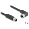DeLOCK Sensor-/Aktorkabel 80524 2 m RST M12 Schwarz