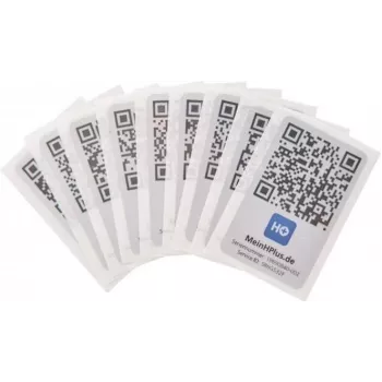 Hekatron Service Codes Mein HPlus 10er Model 30-6800118-01-01 — Set mit 10 Servicecode-Aufklebern