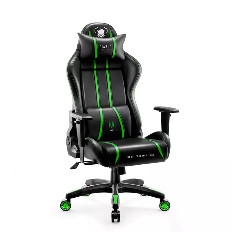 Diablo X-One 2.0 Normal Size Gaming chair Schwarz, Grün
