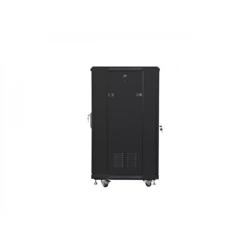 Lanberg FF01-6622-12B Rack-Schrank 22U freistehend Schwarz