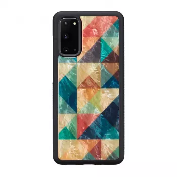 Schutzhülle iKins für Samsung Galaxy S20 — Mosaic Schwarz