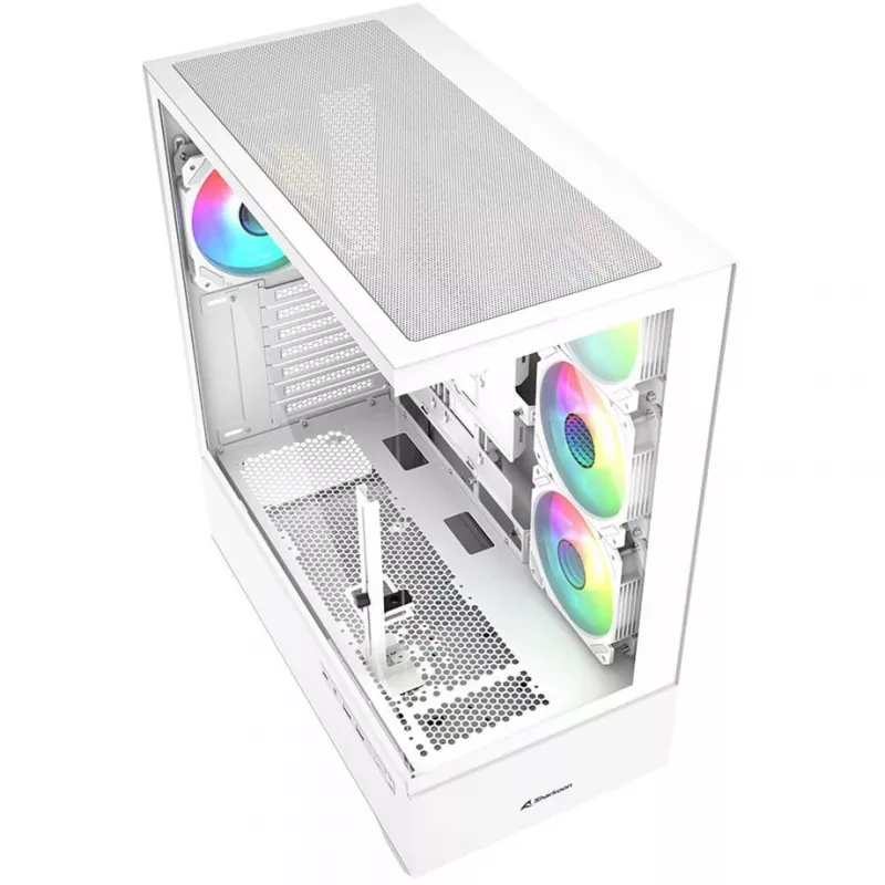 PC-Gehäuse Sharkoon AK6 RGB, ATX, Weiß