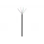 Goobay Outdoor Netzwerkkabel | CAT 6 U/UTP | AWG 24/1 | Kabellänge: 100 m | Schwarz