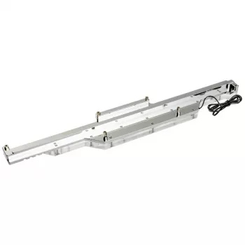 Wasserblock BitsPower BP-MSASDE — Acryl und Kupfer, transparent, enthält Wärmeleitpads und Montageschrauben