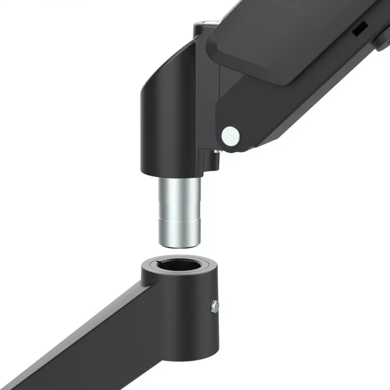 Maclean 2 Monitorhalterung, Gasdruckfeder, 17-32, 2-10 kg, Schwarz, MC-134