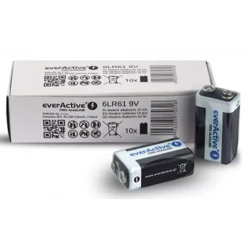 Batterie Alkalisch EverActive Pro Alkaline 6LR61 9V