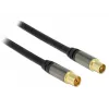 Koaxialkabel DeLOCK 88924 IEC RG-6/U 3 m Schwarz