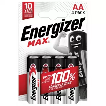 Alkaline-Batterien LR6/AA Blister 4 Stück MAX