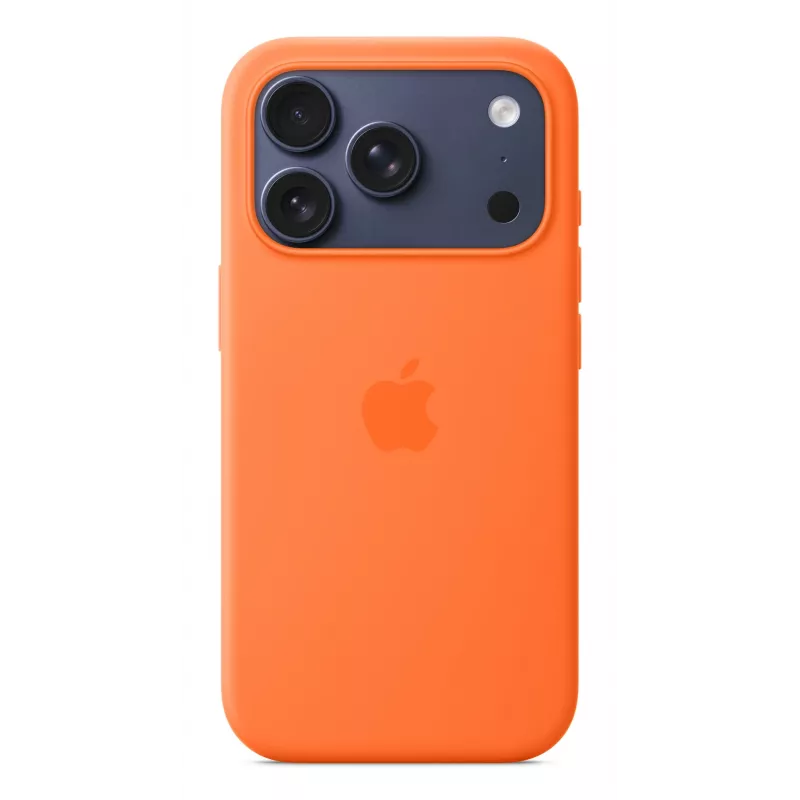 Silicone Hülle Apple iPhone 17 Pro MagSafe Orange Hülle