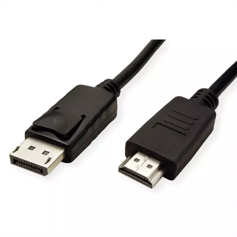 Kabel ROLINE 11445780 1 m DisplayPort auf HDMI Schwarz