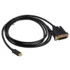 DVI-Kabel Akasa AK-CBCA10-18BK 1,8 m DVI-D Schwarz