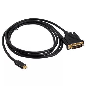 DVI-Kabel Akasa AK-CBCA10-18BK 1,8 m DVI-D Schwarz