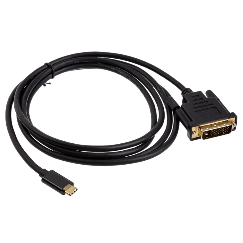 DVI-Kabel Akasa AK-CBCA10-18BK 1,8 m DVI-D Schwarz