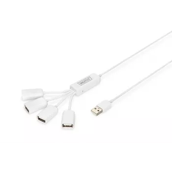 USB-Hub Digitus schlank Spider DA-70216