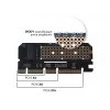 Erweiterungskarte, Adapter M.2 NVMe M-Key PCI-E Savio AK-41