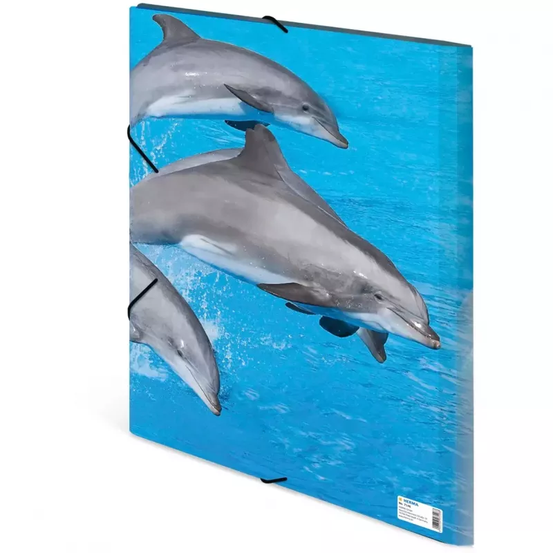 Ordner Polypropylen (PP) HERMA 7146 A3 Blau Grau