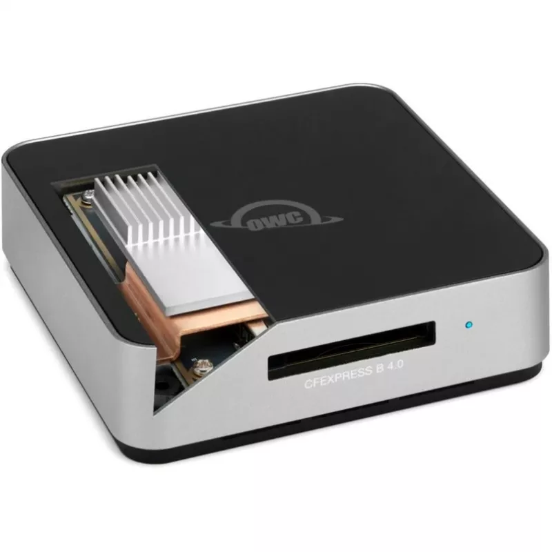 OWC OWCTCCFXB4RDR Kartenleser – USB 3.2 Gen 2 Type-C, CFexpress/SD/SDXC, Schwarz, 8256 Mbit/s
