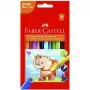 FABER-CASTELL Buntstifte dreikant Jumbo 5,4 mm 12er-Packung Karton