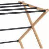 Wäscheständer PROMIS ANCONA, klappbarer Stahl-Wäscheständer mit Holzoptik, 10 m Trockenfläche, 1000 mm Höhe