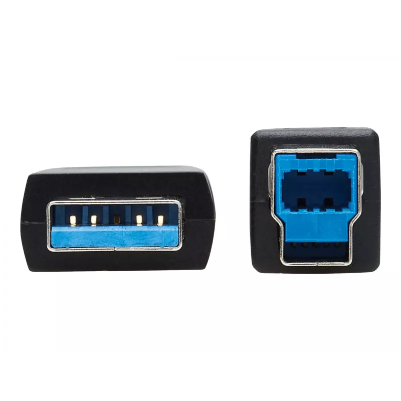 Eaton Tripp Lite Serie USB 3.2 Gen 1 Plenum-zertifiziertes Glasfaser-Aktivkabel (AOC) - A/B M/M, Schwarz, 20 m - USB-Kabel - USB Typ A (M) auf USB Typ B (M) - USB 3.2 Gen 1 - 20,0 m - P