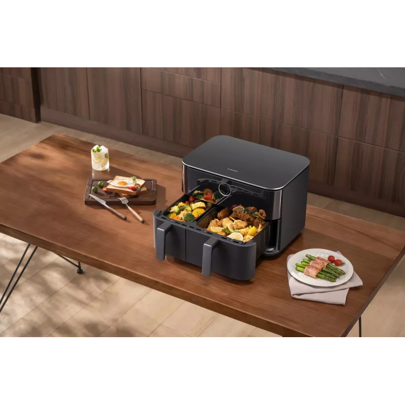 Xiaomi Dual Zone EAN Heißluftfritteuse 10 L 2700W Gesamtleistung Schwarz