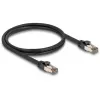 Netzwerkkabel DELOCK 80240 Cat6a U/FTP (STP) RJ-45–RJ-45, 1 m, schwarz