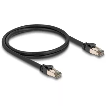 Netzwerkkabel DELOCK 80240 Cat6a U/FTP (STP) RJ-45–RJ-45, 1 m, schwarz