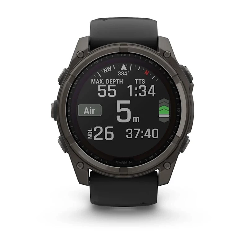 Garmin fenix 8 3,56 cm (1,4) 51 mm Digital 280 x 280 Pixel Touchscreen Titan Wi-Fi GPS (Satellit)