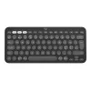Logitech Pebble Keys 2 K380s – Tastatur – kabellos – Bluetooth LE – QWERTY – Nordic (Dänisch/Finnisch/Norwegisch/Schwedisch) – Tonal Graphite (920-011879)