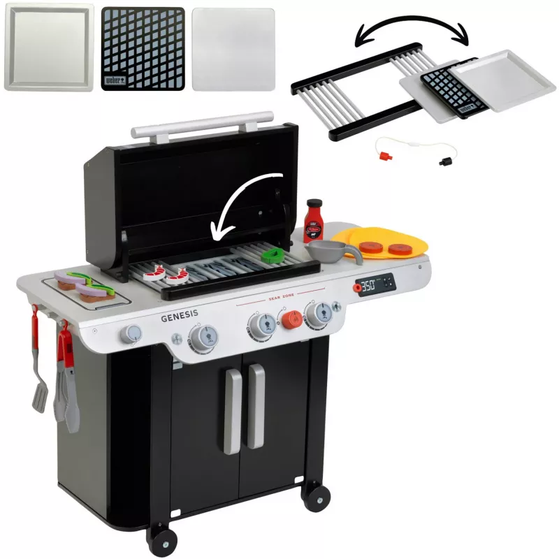 Weber-Grill Genesis aus Wood (MDF), Spielküche schwarz/Grau