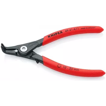 Knipex 49 41 A11 Seegeringzange Geeignet für Außenringe 10-25 mm Spitzenform abgewinkelt 90°
