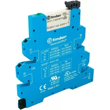 Finder MasterOutput schlank-Koppelrelais für DIN-Schiene 39.51.8.230.0060 1 Schließer 6 A 1 Stk. (39.51.8.230.0060)