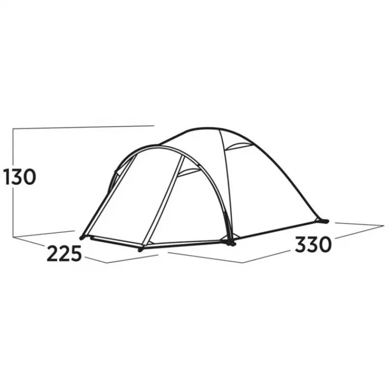 Easy Camp Setesdal 4 Grünes Kuppel-/Igluzelt