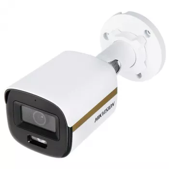 Hikvision Turbo HD mit ColorVu DS-2CE10DF3T-LFS(2.8mm) Bullet IP Überwachungskamera Innen- & Außenbereich 1920 x 1080 Pixel Wand