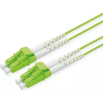 ROLINE LWL-Kabel DX 50/125µm LC/LC OM5 Low-Loss-Stecker 10m - Kabel - 10 m - raucharm - halogenfrei - Glasfaser (LWL) (21.15.9286)