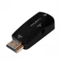 LogiLink CV0107 Kabeladapter HDMI VGA Schwarz (CV0107)