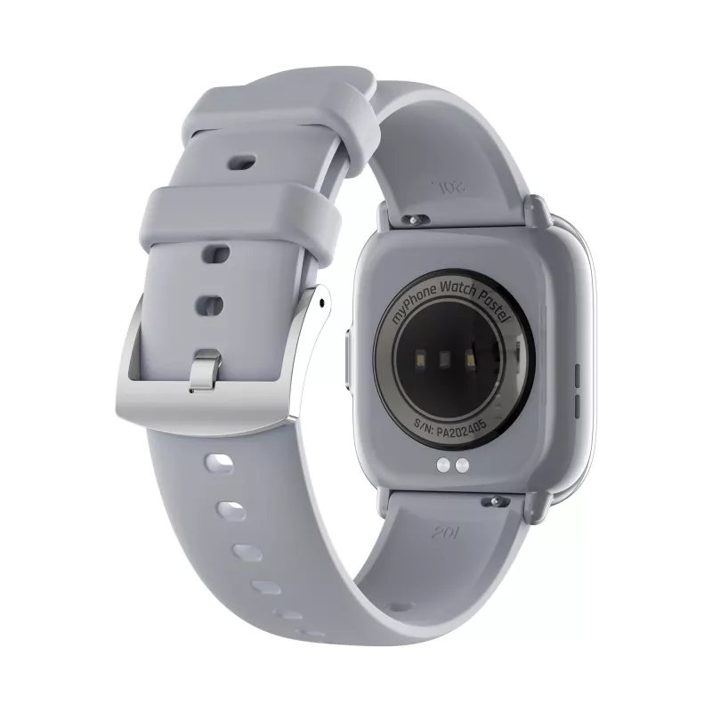 myPhone Watch Pastel 4,45 cm (1,75 inch) AMOLED 40 mm Digital 390 x 450 Pixel Touchscreen Silber