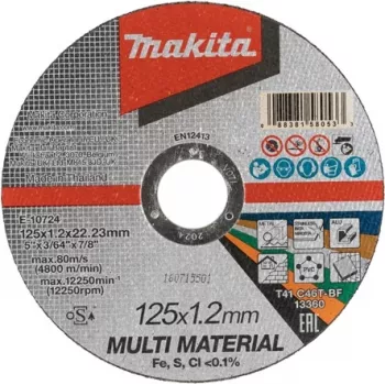 MAKITA E-10724 - Trennscheibe (Dicke 1,20 mm | Durchmesser 125 mm) (E-10724)