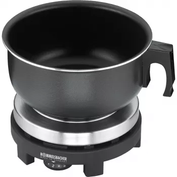 RK 501/S, Schwarz, Arbeitsplatte, Versiegelte Oberfläche, 1 Zone(n), 1 Zone(n), Küche