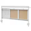 Schreibtischtrennwand Ergo Office ER-300 W, Breite 1250 mm, maximale Belastung 10 kg