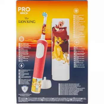 Vitality Pro 103 Kids König der Löwen, Elektrische Zahnbürste mehrfarbig, Mit Reiseetui