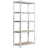 Metall-Lagerregal Silber 180X90X40CM