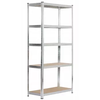 Metall-Lagerregal Silber 180X90X40CM