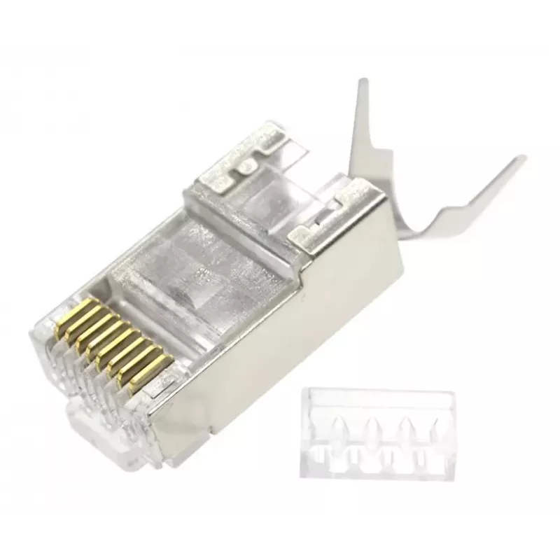 RJ45-Steckverbinder GEMBIRD CAT7 8P8C vergoldet 15µm FTP/SFTP 50er-Pack