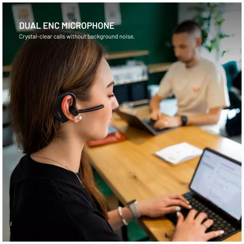 Over-Ear-Kopfhörer FIXED Talk Pro Schwarz von FIXED — kabelgebundenes Headset für Anrufe und Musik