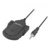 Ansteckmikrofon NATEC NMI-1352, kabelgebunden 3,5 mm, Empfindlichkeit -58 dB, 50–16000 Hz, 1,8 m Kabel, 20 g