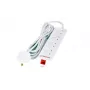 Microconnect MC-UKSURGESTRIP4-2M Stromverlängerung 4 AC-Ausgänge Innenbereich Weiß
